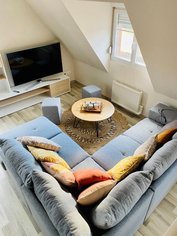 L'Envolee Alsacienne - Magnifique Appartement En Duplex Ostheim Exterior foto